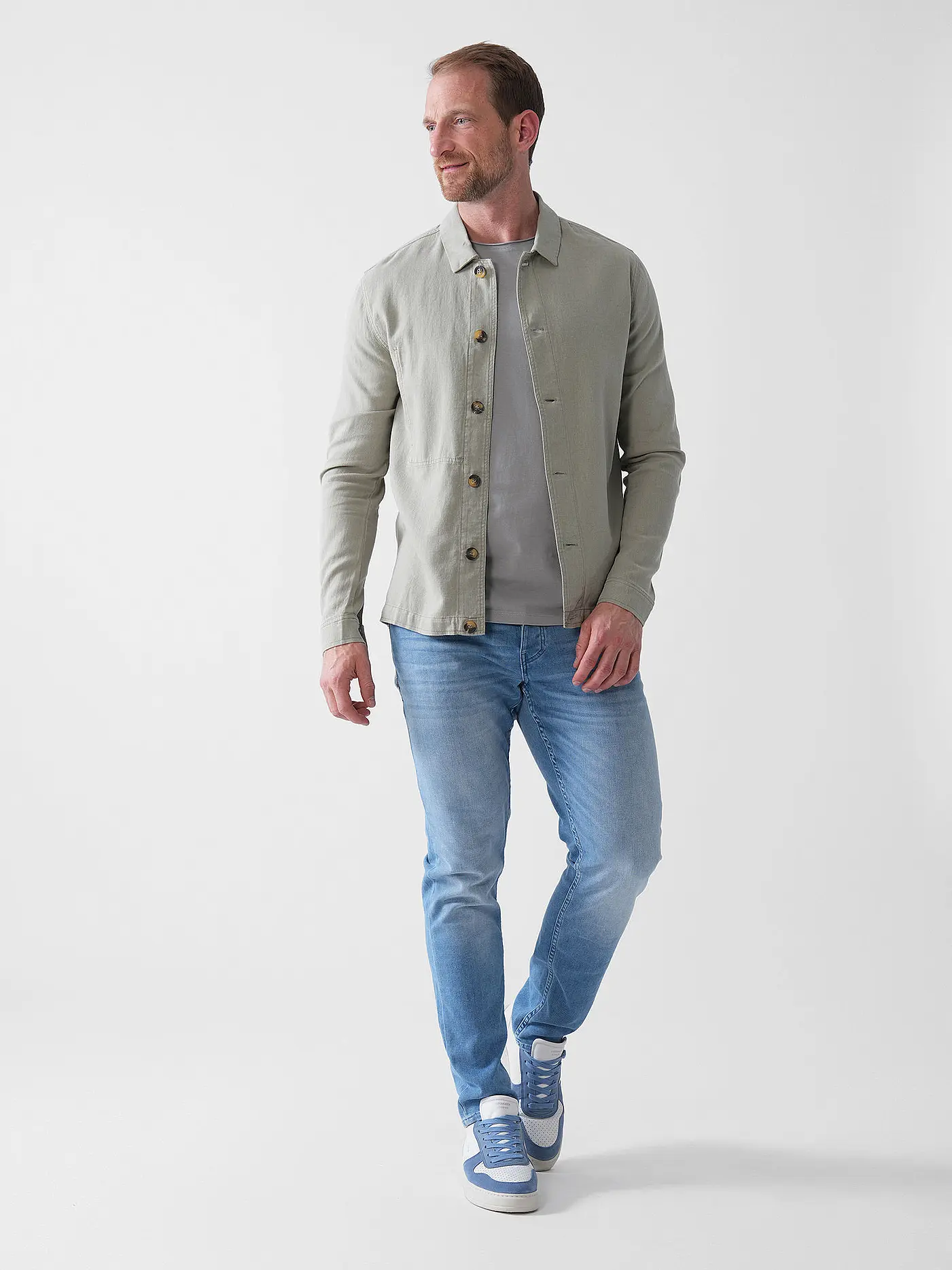 GABBA | Overshirt PETER LINO | olive